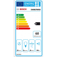 DWB67IM50 | Серия 4 – Стенен аспиратор, 60 cm. Bosch Аспиратори