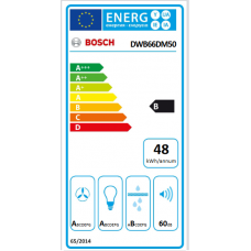 DWB66DM50 | Серия 4 – Стенен аспиратор, 60 cm. Bosch Аспиратори