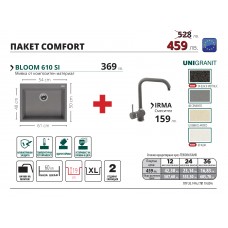 BLOOM 610 SI + IRMA Leks Кухненски мивки