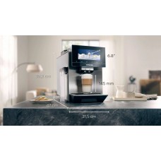 Кафеавтомат Siemens TQ907R03 - EQ900, Неръждаема стомана Bosch Свободностоящи уреди