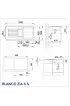 КУХНЕНСКА МИВКА BLANCO ZIA 6 S - ЦВЯТ БЯЛ - 514742 Blanco Кухненски мивки