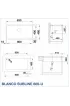 КУХНЕНСКА МИВКА BLANCO SUBLINE 800-U - ЦВЯТ КАФЕ - 523150 Blanco Кухненски мивки