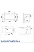 КУХНЕНСКА МИВКА BLANCO ETAGON 700-U - ЦВЯТ ЧЕРЕН - 525891 Blanco Кухненски мивки