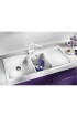 КУХНЕНСКА МИВКА BLANCO NAYA 8 S, ДЯСНО КОРИТО - ЦВЯТ МЕКО БЯЛ - 527132 Blanco Кухненски мивки
