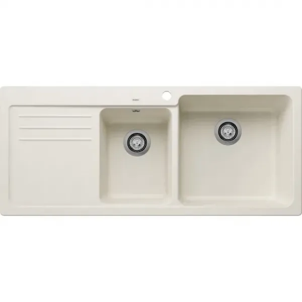 КУХНЕНСКА МИВКА BLANCO NAYA 8 S, ДЯСНО КОРИТО - ЦВЯТ МЕКО БЯЛ - 527132 Blanco Кухненски мивки