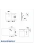 Промоционален комплект мивка BLANCO NAYA 45 и смесител BLANCO DARAS цвят Черен - 526572526152 Blanco Кухненски мивки