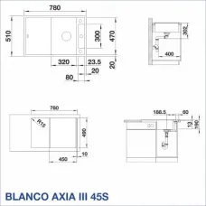 BLANCO AXIA III 45 S