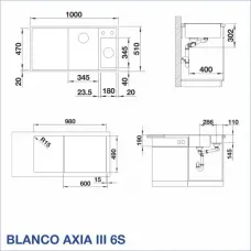 BLANCO AXIA III 6 S
