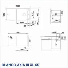 BLANCO AXIA III XL 6 S